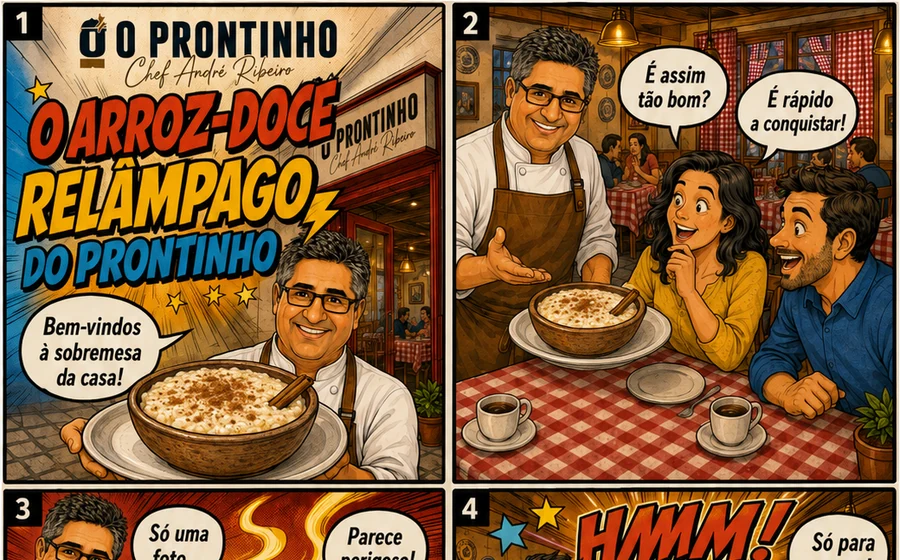 Capa da banda desenhada O Arroz-Doce do Prontinho