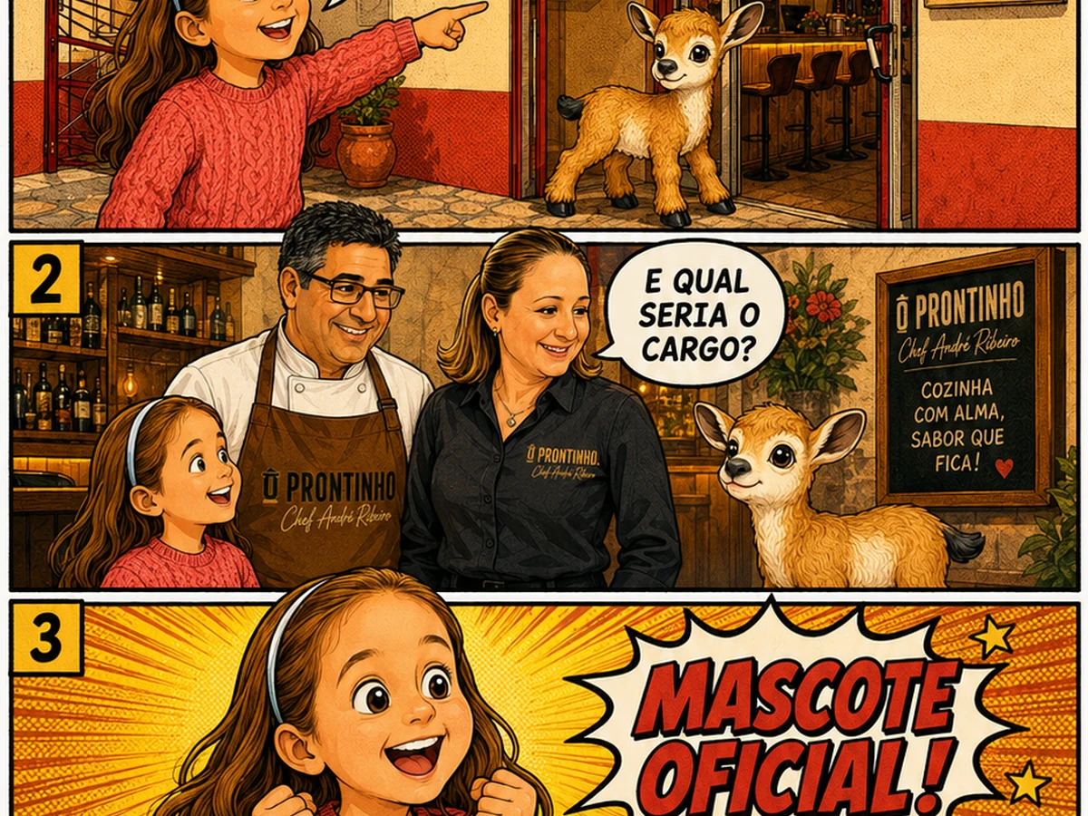 Capa da banda desenhada O Mascote Oficial do Prontinho